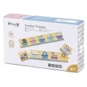 VIGA PolarB Drewniane Puzzle Numeryczne Cyferki Montessori