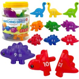 WOOPIE Figurki Montessori Zestaw Edukacyjny Dinozaury do Składania 