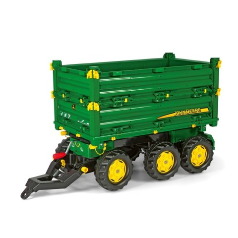 Rolly Toys rollyMulti Trailer - Przyczepa Wywrotka Rolly Multi John Deere 3 osiowa