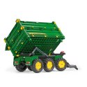 Rolly Toys rollyMulti Trailer - Przyczepa Wywrotka Rolly Multi John Deere 3 osiowa