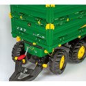 Rolly Toys rollyMulti Trailer - Przyczepa Wywrotka Rolly Multi John Deere 3 osiowa