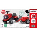 FALK Jeździk Traktorek Baby Case IH Ride-On Czerwony z Przyczepką + akc. od 12 miesięcy