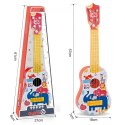 WOOPIE Gitara Klasyczna dla Dzieci Czerwona 57cm