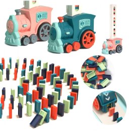 WOOPIE Electric Train Locomotive for Domino Blocks 63 pcs.