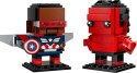 LEGO 40668 BrickHeadz Kapitan Ameryka Czerwony Hul