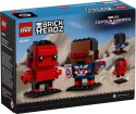 LEGO 40668 BrickHeadz Kapitan Ameryka Czerwony Hul