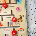 TOOKY TOY Interaktywna Tablica Edukacyjna Sorter Montessori Zwierzątka i Alfabet