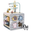 VIGA PolarB Activity Box Drewniane Edukacyjne Centrum Gier 5w1 kostka